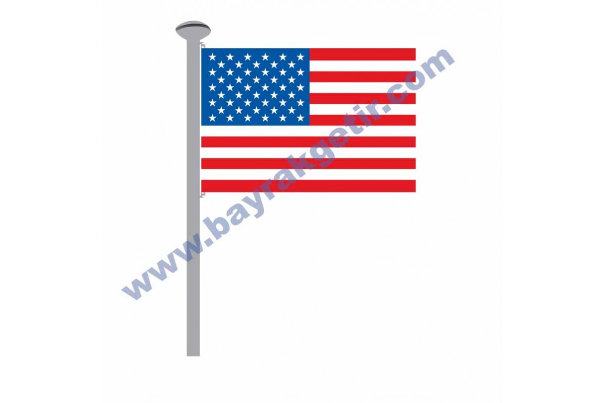 AMERİKA GÖNDER BAYRAK 50x75 ( EBAT SEÇİNİZ ) AMERİKA GÖNDER BAYRAK 50x75 ( EBAT SEÇİNİZ )